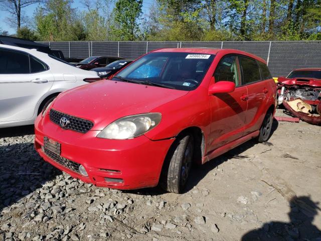 2T1KR38E93C068193 - 2003 TOYOTA COROLLA MA XR RED photo 1