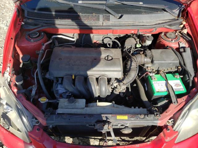 2T1KR38E93C068193 - 2003 TOYOTA COROLLA MA XR RED photo 11
