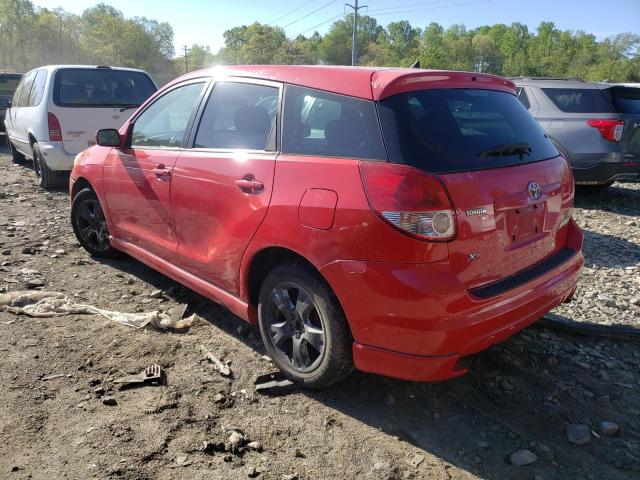 2T1KR38E93C068193 - 2003 TOYOTA COROLLA MA XR RED photo 2