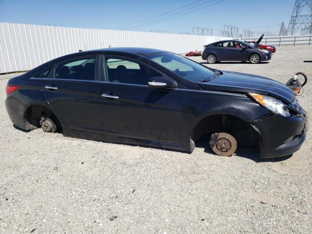 5NPEC4AC8EH877732 - 2014 HYUNDAI SONATA SE BLACK photo 4