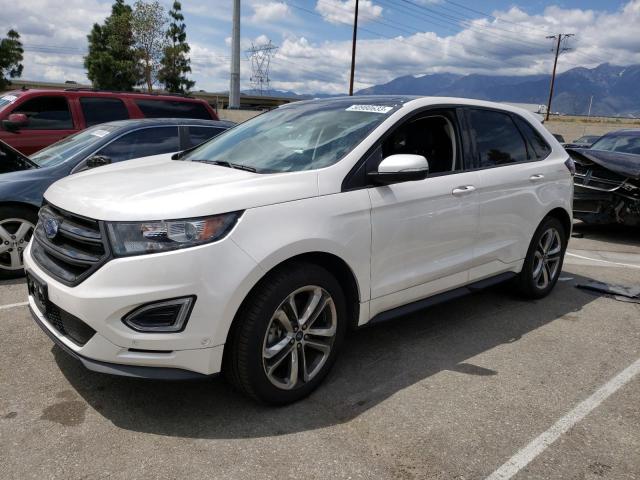 2FMPK4AP4HBB37590 - 2017 FORD EDGE SPORT WHITE photo 1