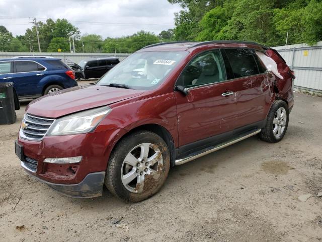 1GNKRGKD9HJ271966 - 2017 CHEVROLET TRAVERSE LT RED photo 1