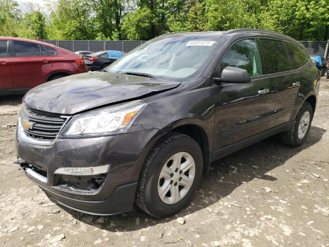 1GNKRFKD6HJ312662 - 2017 CHEVROLET TRAVERSE LS GRAY photo 1