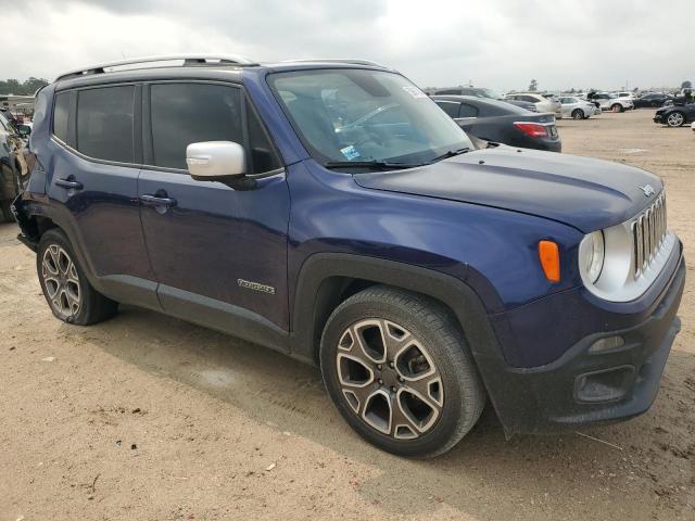 ZACCJADT1GPD43022 - 2016 JEEP RENEGADE LIMITED BLUE photo 4