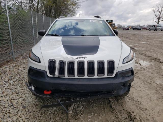 1C4PJMBB1FW676335 - 2015 JEEP CHEROKEE TRAILHAWK WHITE photo 5