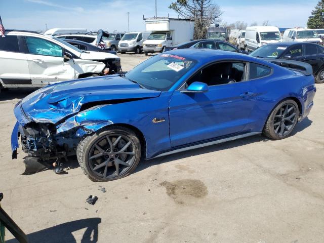 1FA6P8CF7H5264910 - 2017 FORD MUSTANG GT BLUE photo 1