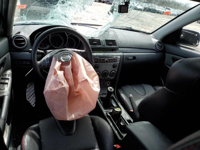 JM1BK34M181812995 - 2008 MAZDA SPEED 3 SILVER photo 8