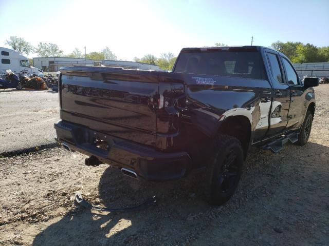 1GCRYCEFXLZ263434 - 2020 CHEVROLET SILVERADO K1500 TRAIL BOSS CUSTOM BLACK photo 3