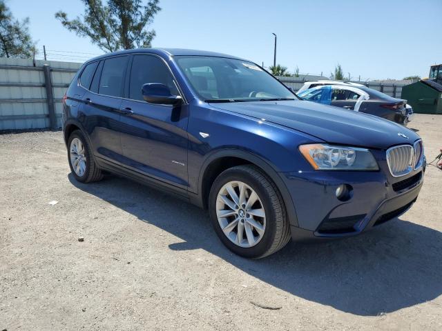 5UXWX9C57D0A19363 - 2013 BMW X3 XDRIVE28I BLUE photo 4