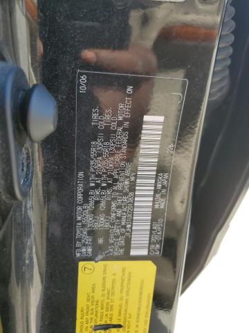 JTJHW31UX72013838 - 2007 LEXUS RX 400H BLACK photo 12