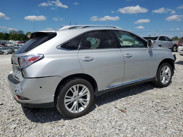 JTJBC1BA0B2043141 - 2011 LEXUS RX 450 SILVER photo 3