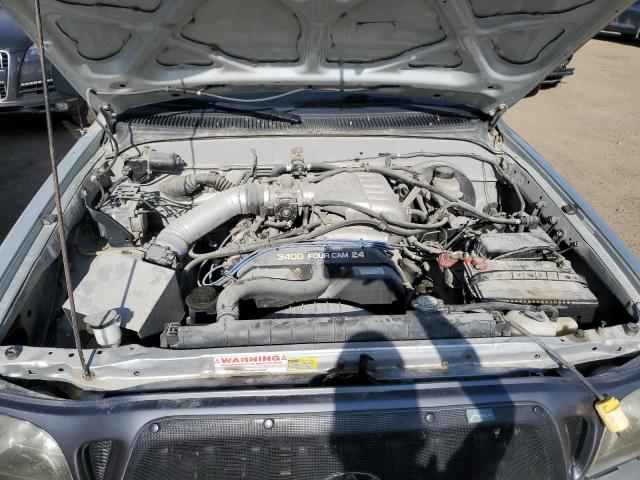 5TEWN72N33Z203272 - 2003 TOYOTA TACOMA XTRACAB GRAY photo 11