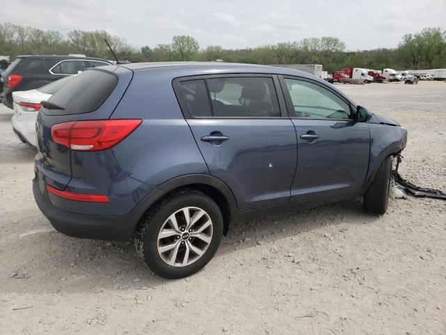 KNDPB3AC2G7880011 - 2016 KIA SPORTAGE LX BLUE photo 3