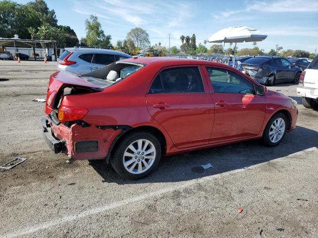 1NXBU40E89Z036181 - 2009 TOYOTA COROLLA LE BASE RED photo 3