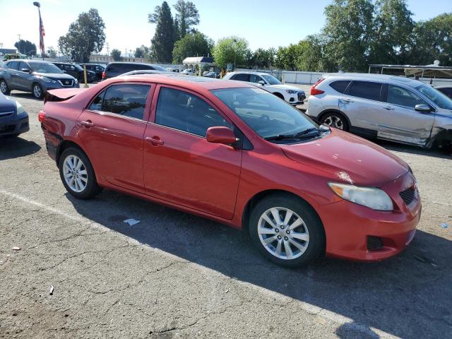 1NXBU40E89Z036181 - 2009 TOYOTA COROLLA LE BASE RED photo 4