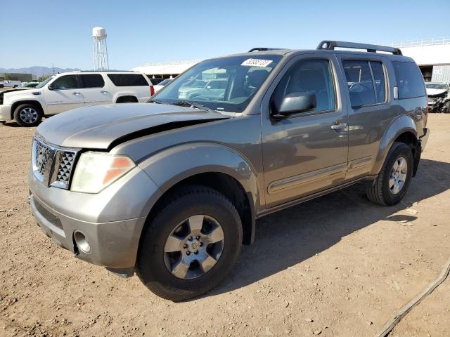 5N1AR18W25C763602 - 2005 NISSAN PATHFINDER LE 灰色 照片 1