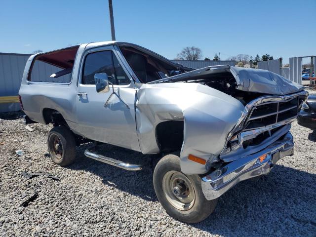 1B4GW12T6ES266934 - 1984 DODGE RAMCHARGER AW-100 SILVER photo 4