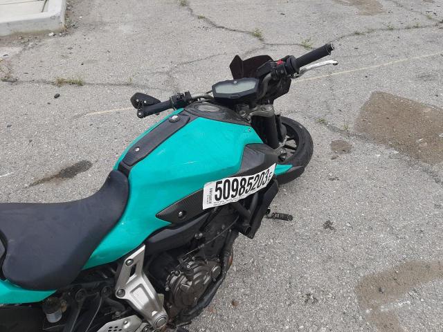 JYARM06Y1FA000922 - 2015 YAMAHA FZ07 C TURQUOISE photo 5