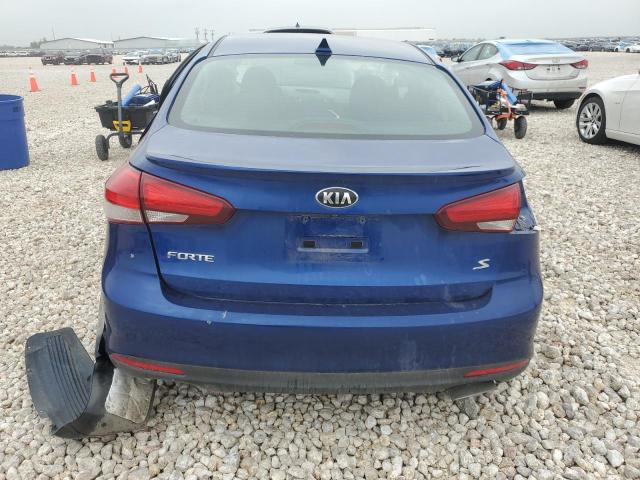 3KPFL4A74HE046874 - 2017 KIA FORTE LX BLUE photo 6