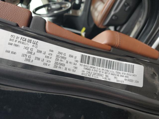 1C4RJFJG0FC855422 - 2015 JEEP GRAND CHER SUMMIT 黑色 照片 12