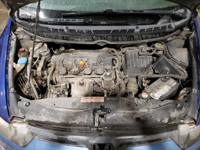 2HGFG12816H536931 - 2006 HONDA CIVIC EX BLUE photo 11