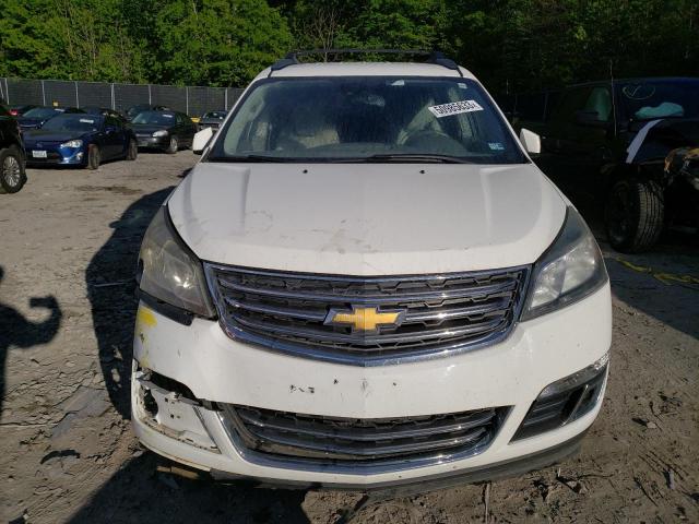 1GNKRJKDXFJ189478 - 2015 CHEVROLET TRAVERSE LTZ WHITE photo 5