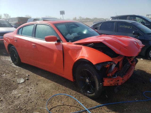 2C3CDXBG6KH717381 - 2019 DODGE CHARGER SXT ORANGE photo 4