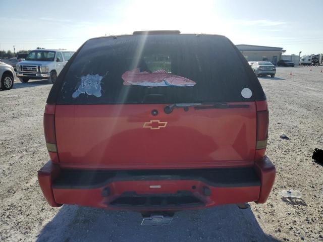 1GNCS18W12K180819 - 2002 CHEVROLET BLAZER RED photo 6