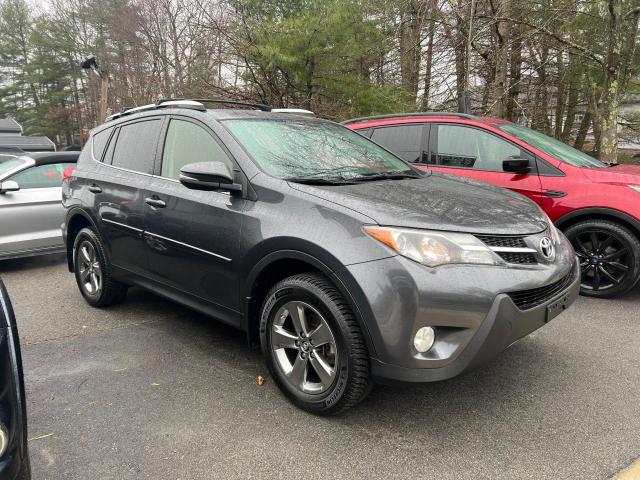 JTMRFREV7FD164149 - 2015 TOYOTA RAV4 XLE GRAY photo 1