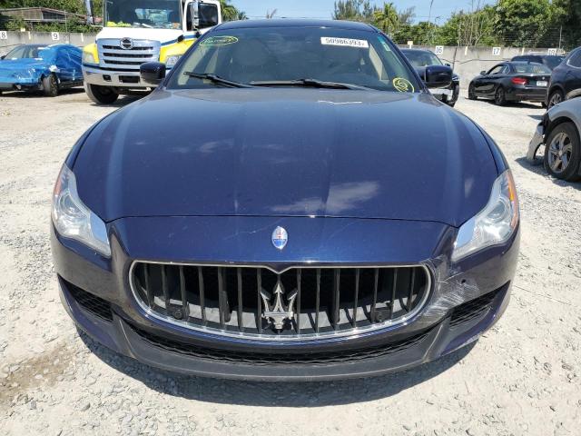 ZAM56RRA3E1095087 - 2014 MASERATI QUATTROPOR S BLUE photo 5