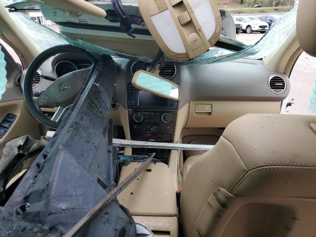 4JGBB8GB9BA739045 - 2011 MERCEDES-BENZ ML 350 4MATIC WHITE photo 8