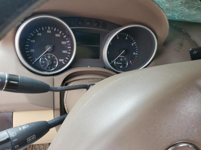 4JGBB8GB9BA739045 - 2011 MERCEDES-BENZ ML 350 4MATIC WHITE photo 9