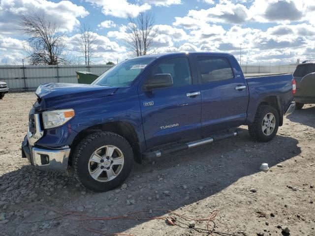 5TFDW5F13EX347480 - 2014 TOYOTA TUNDRA CREWMAX SR5 BLUE photo 1