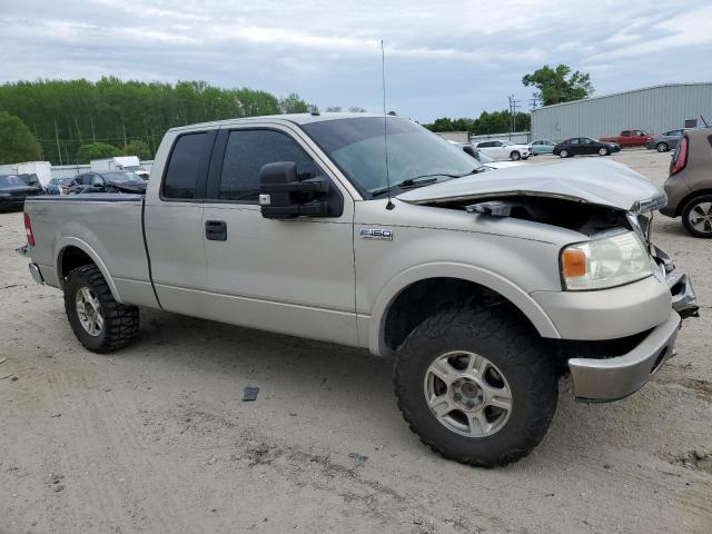 1FTPX14576FA42029 - 2006 FORD F150 BEIGE photo 4