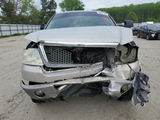 1FTPX14576FA42029 - 2006 FORD F150 BEIGE photo 5