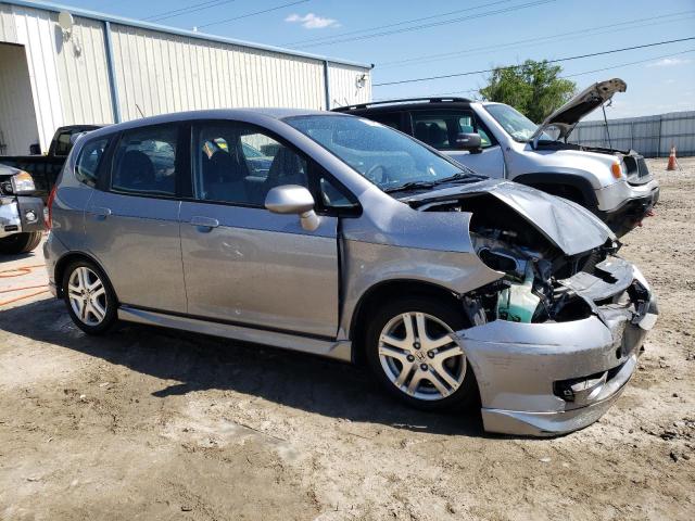 JHMGD38667S037757 - 2007 HONDA FIT S 灰色 照片 4