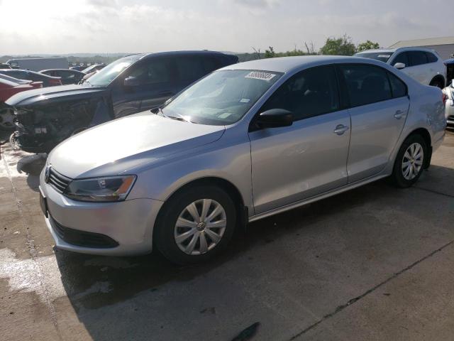 3VW2K7AJ5EM218956 - 2014 VOLKSWAGEN JETTA BASE 银色 照片 1