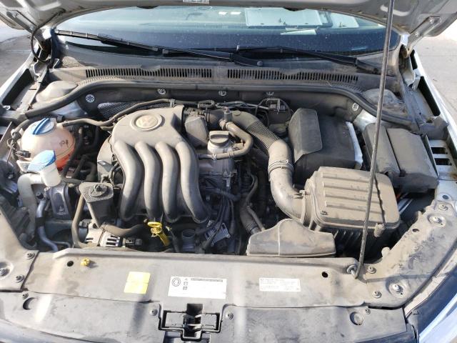 3VW2K7AJ5EM218956 - 2014 VOLKSWAGEN JETTA BASE 银色 照片 11