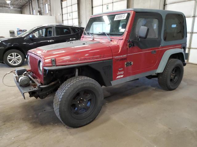 1J4FY29P6XP425099 - 1999 JEEP WRANGLER / SE MAROON photo 1