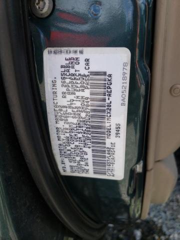 4T1BF28B23U287049 - 2003 TOYOTA AVALON XL GREEN photo 12