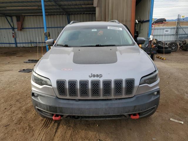 1C4PJMBX9MD211029 - 2021 JEEP CHEROKEE TRAILHAWK SILVER photo 5