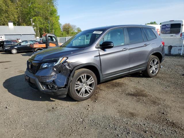 5FNYF8H57MB034797 - 2021 HONDA PASSPORT EXL GRAY photo 1