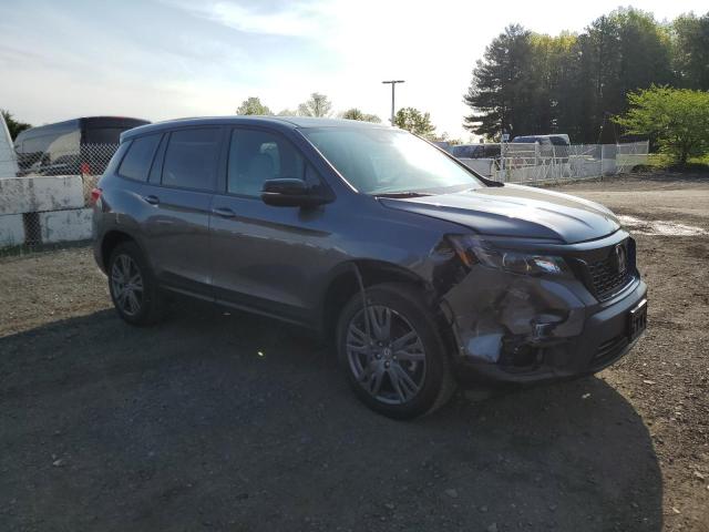 5FNYF8H57MB034797 - 2021 HONDA PASSPORT EXL GRAY photo 4