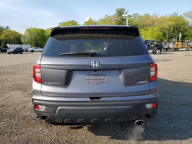 5FNYF8H57MB034797 - 2021 HONDA PASSPORT EXL GRAY photo 6