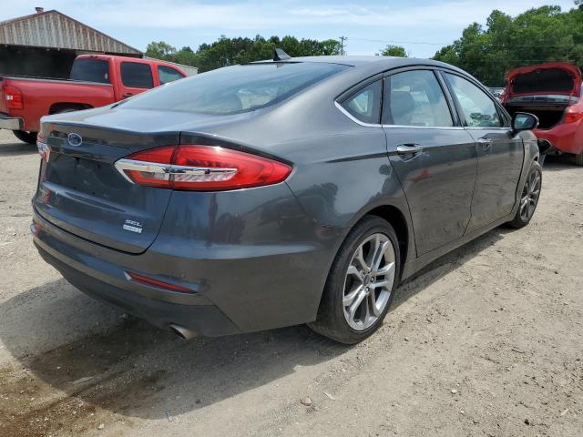 3FA6P0CDXLR137848 - 2020 FORD FUSION SEL GRAY photo 3