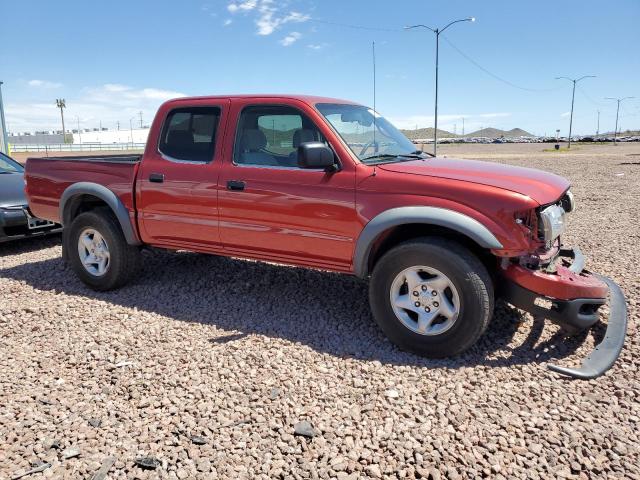 5TEGN92N44Z453119 - 2004 TOYOTA TACOMA DOUBLE CAB PRERUNNER RED photo 4
