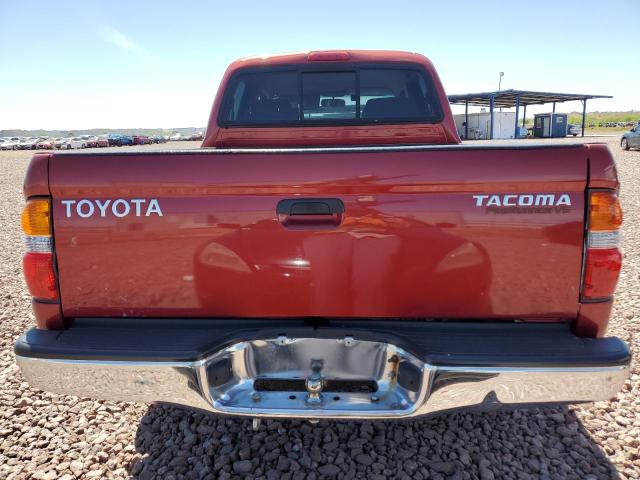 5TEGN92N44Z453119 - 2004 TOYOTA TACOMA DOUBLE CAB PRERUNNER RED photo 6