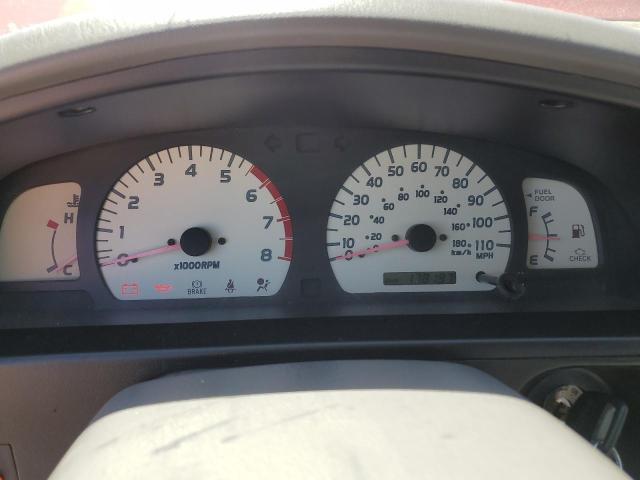 5TEGN92N44Z453119 - 2004 TOYOTA TACOMA DOUBLE CAB PRERUNNER RED photo 9