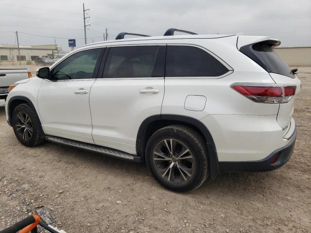 5TDKKRFH1GS132552 - 2016 TOYOTA HIGHLANDER XLE 白色 照片 2