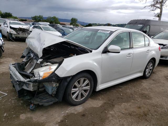 4S3BMBA67C3007025 - 2012 SUBARU LEGACY 2.5I WHITE photo 1